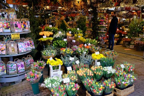 シンゲルの花市場